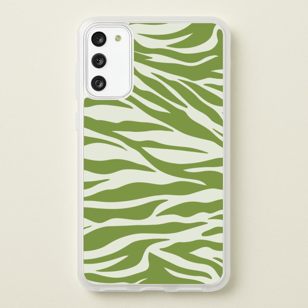 Abstract Green Print - Abstract Phone Case for Galaxy S20FE