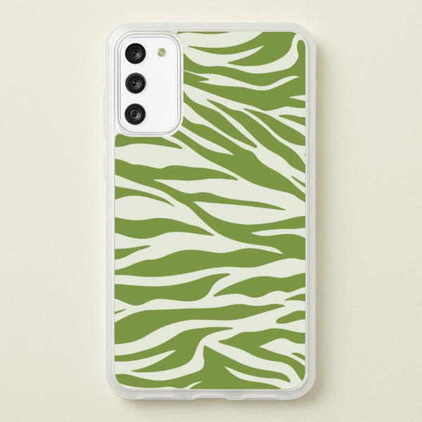 Abstract Green Print - Abstract Phone Case for Galaxy S20FE