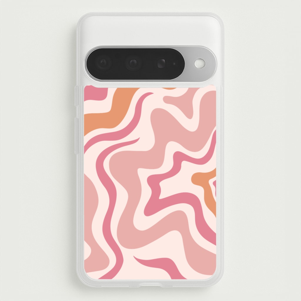 Pink Waves Phone Case for Google Pixel 10 Pro XL