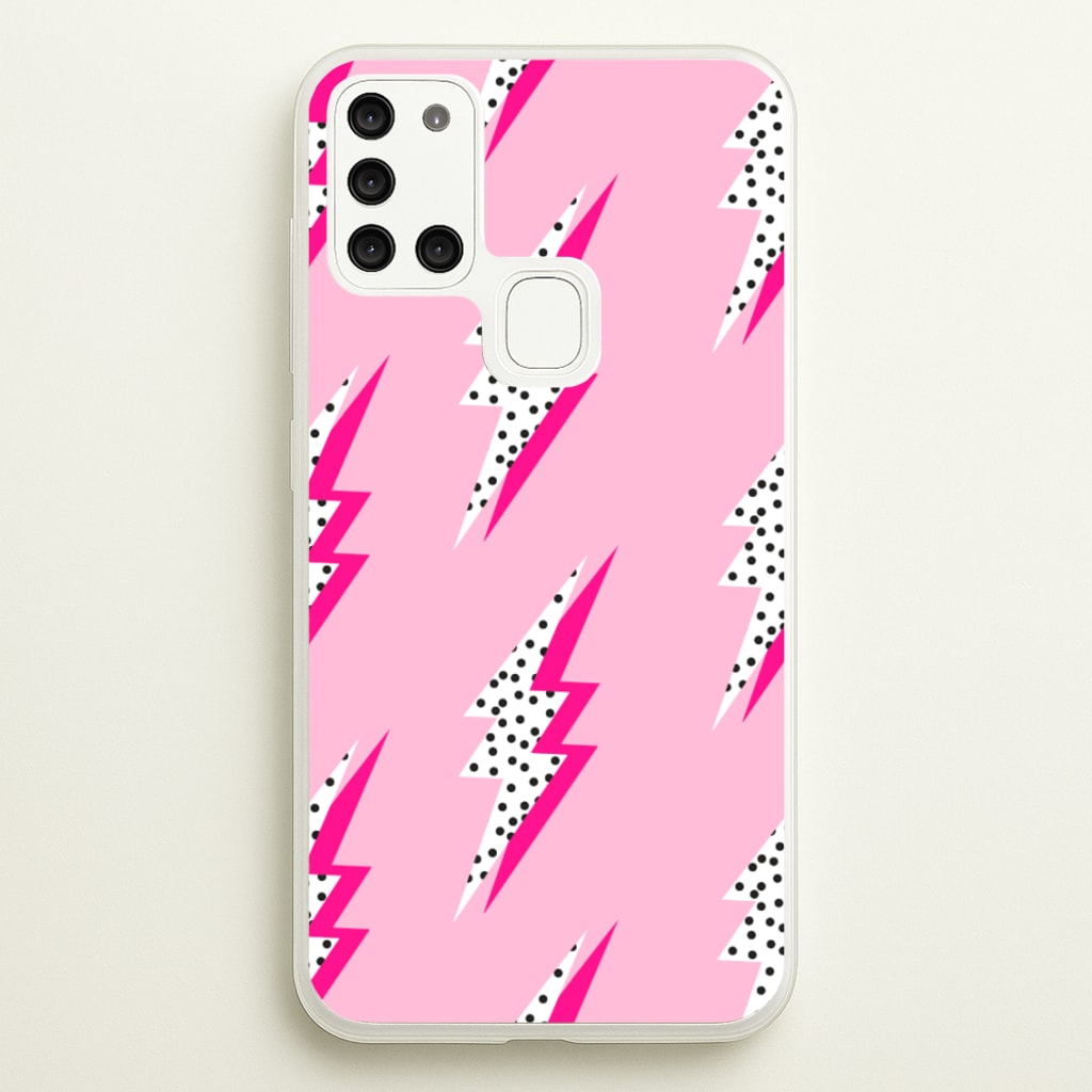 Lightning Bolt - Abstract Phone Case for Galaxy A21s