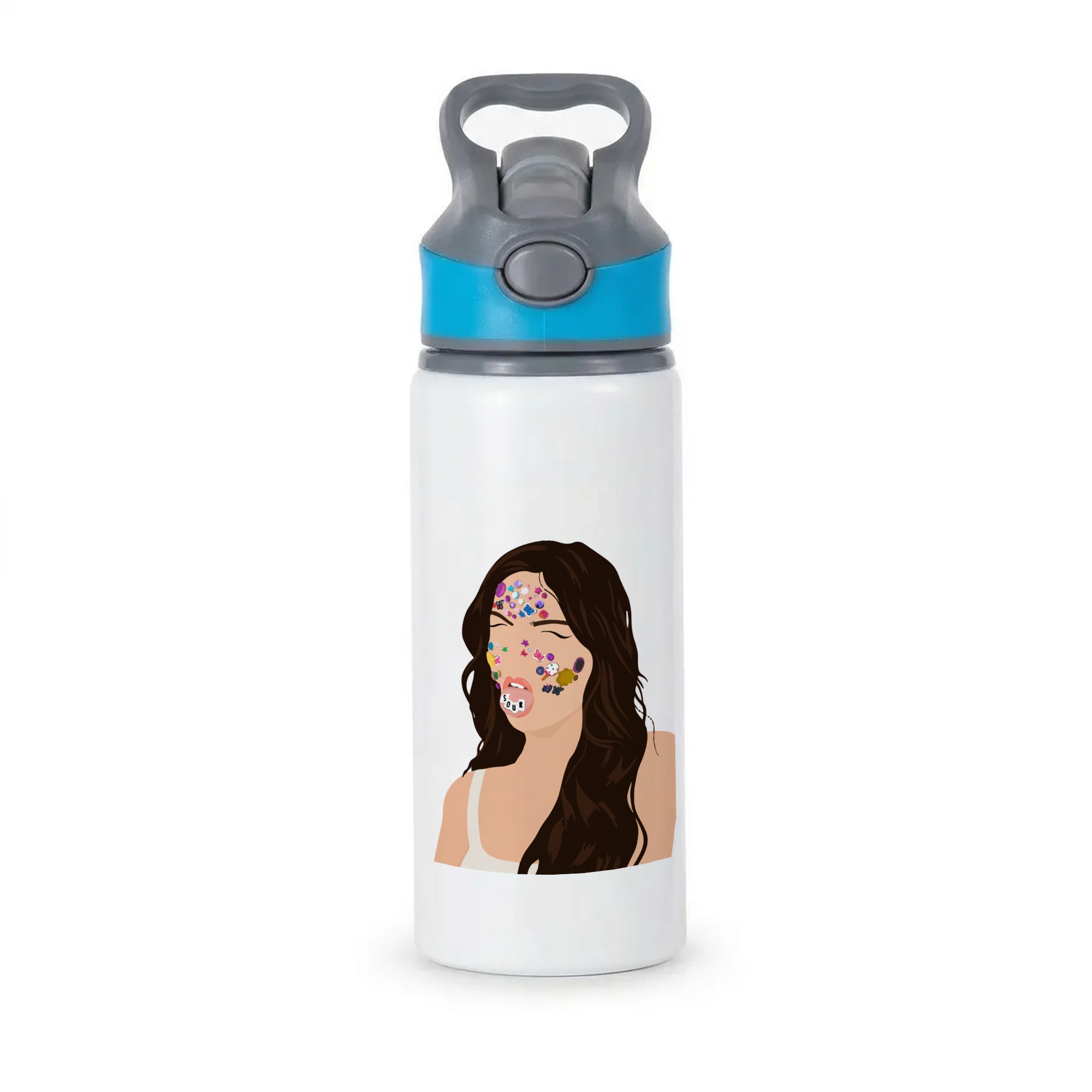 Sour - Olivia Active Water Bottle - Blue
