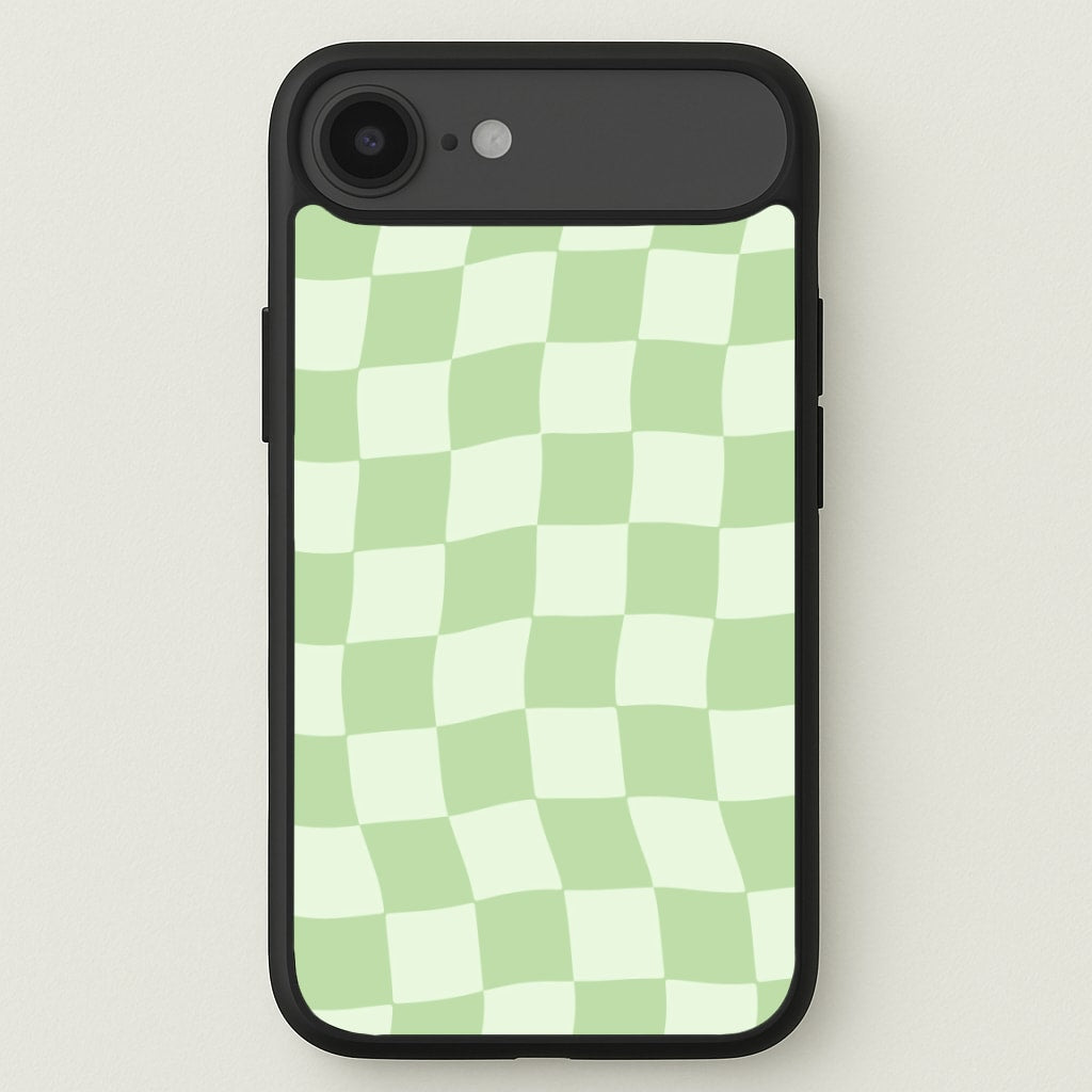 Green Checkers Phone Case for iPhone 17 Air