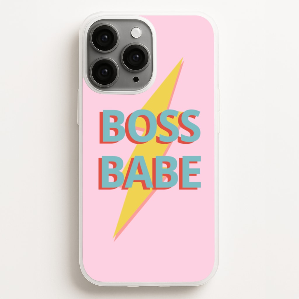 Boss Babe - Sassy Quotes Phone Case for iPhone 16 Pro Max