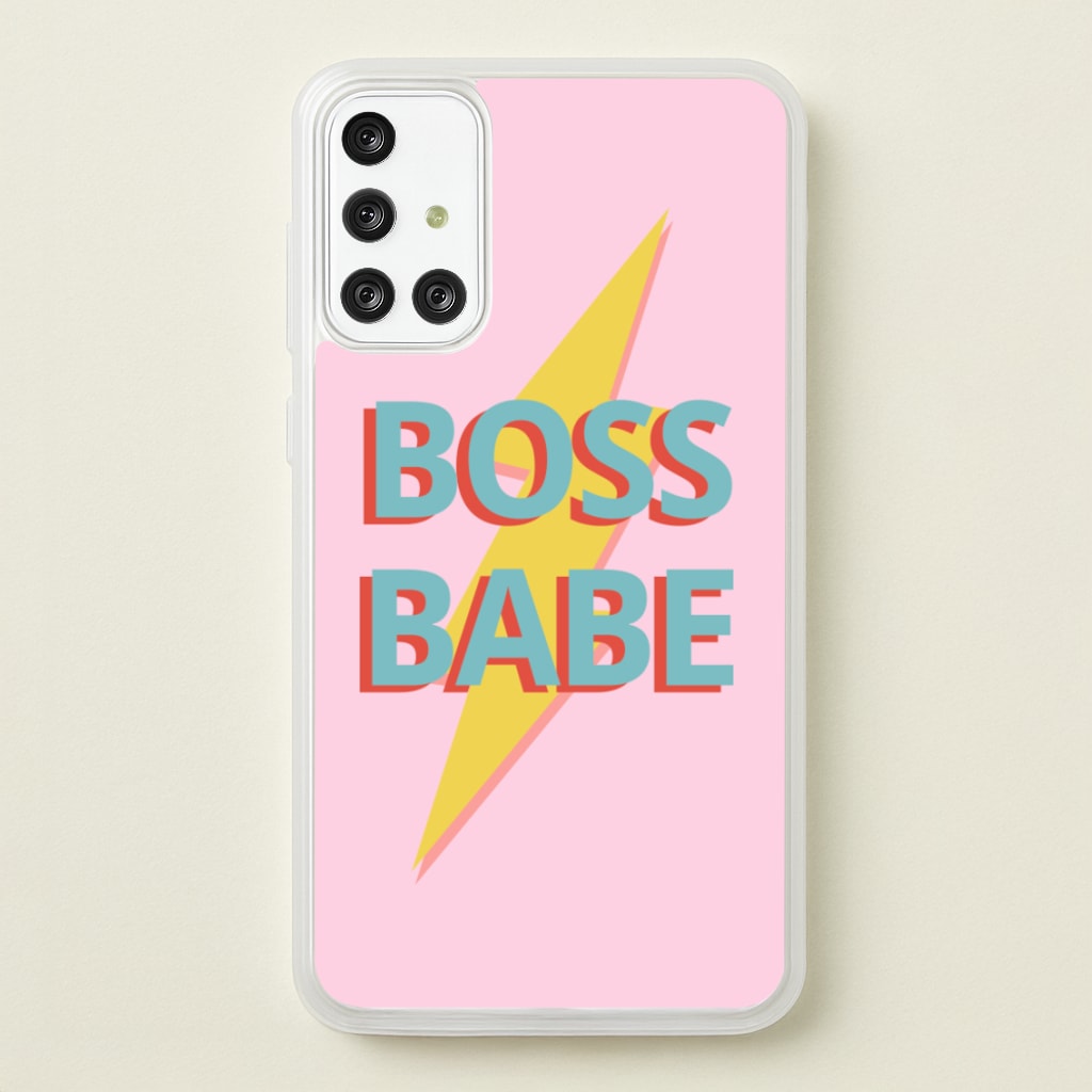 Boss Babe - Sassy Quotes Phone Case for Galaxy A71