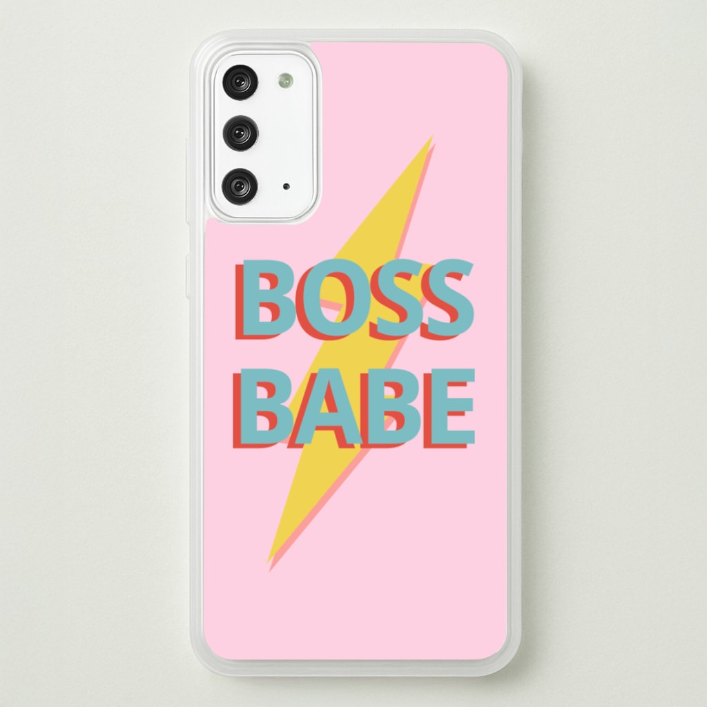 Boss Babe - Sassy Quotes Phone Case for Galaxy Note 20
