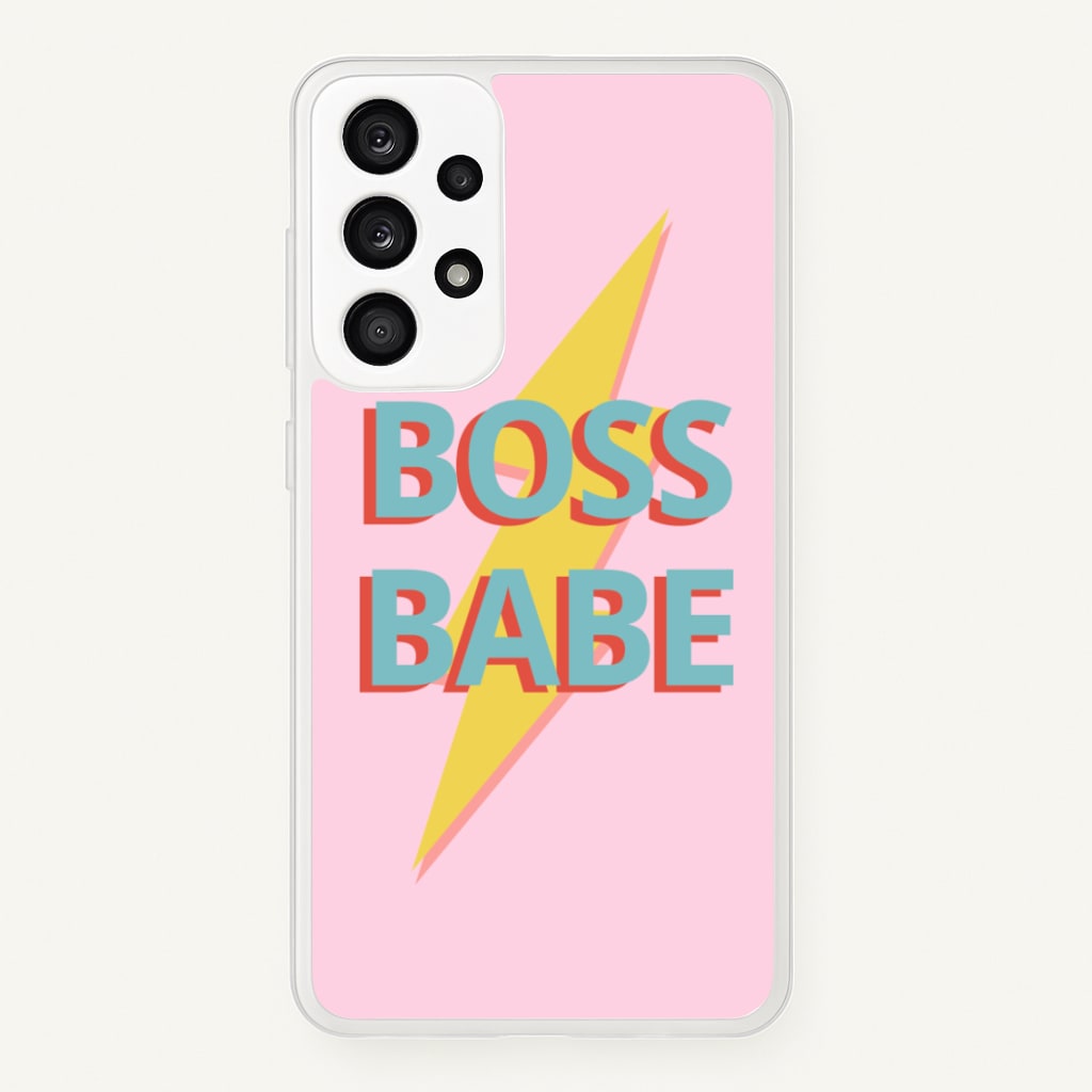 Boss Babe - Sassy Quotes Phone Case for Galaxy A33
