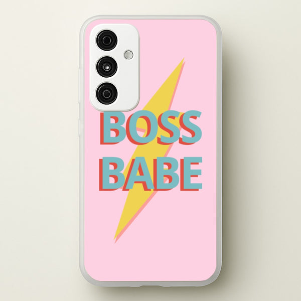 Boss Babe - Sassy Quotes Phone Case for Galaxy A35