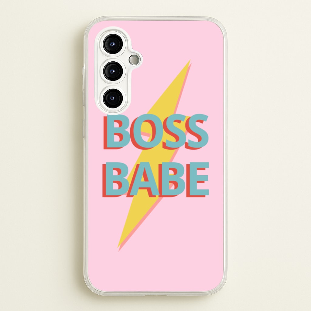Boss Babe - Sassy Quotes Phone Case for Galaxy A54