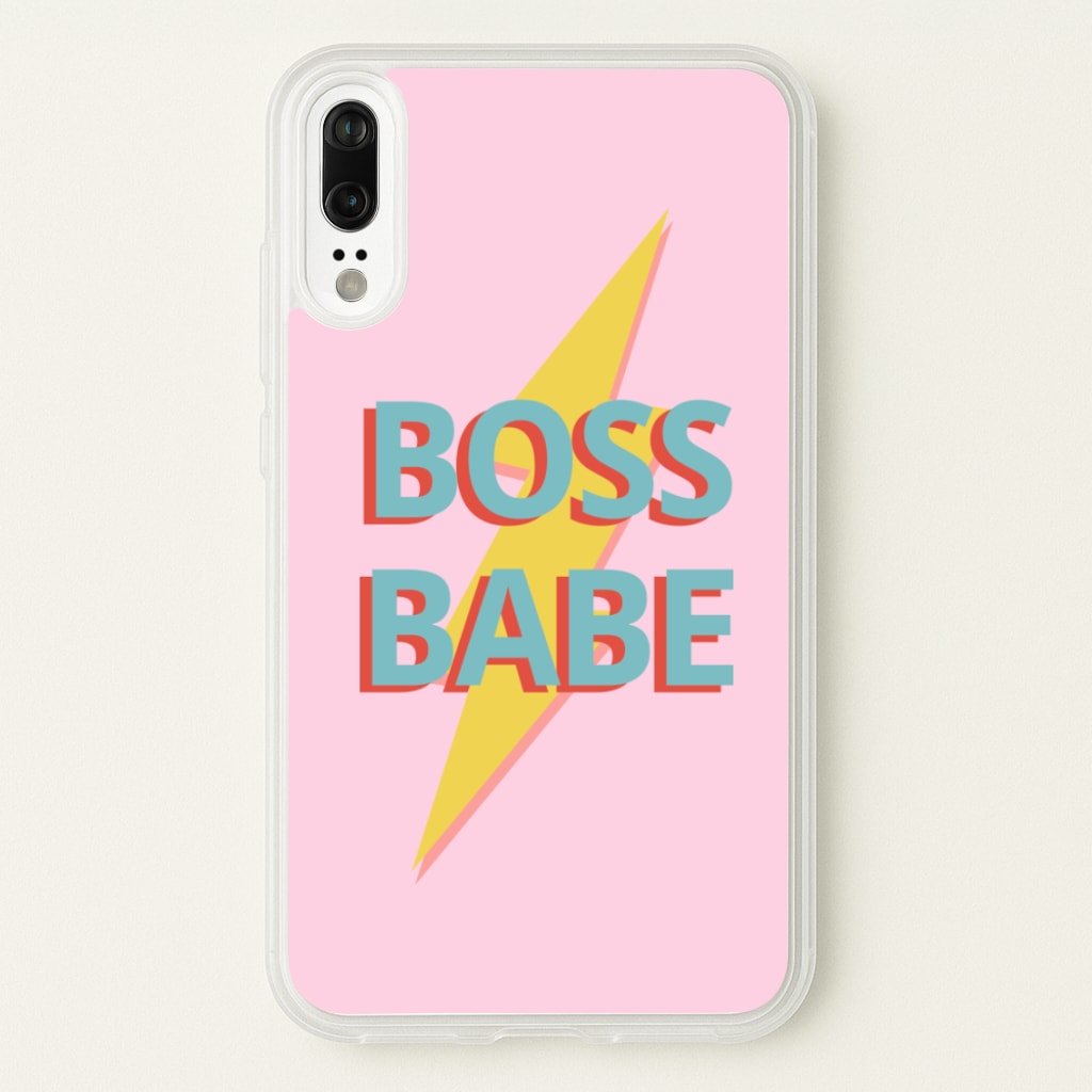 Boss Babe - Sassy Quotes Phone Case for Huawei P20