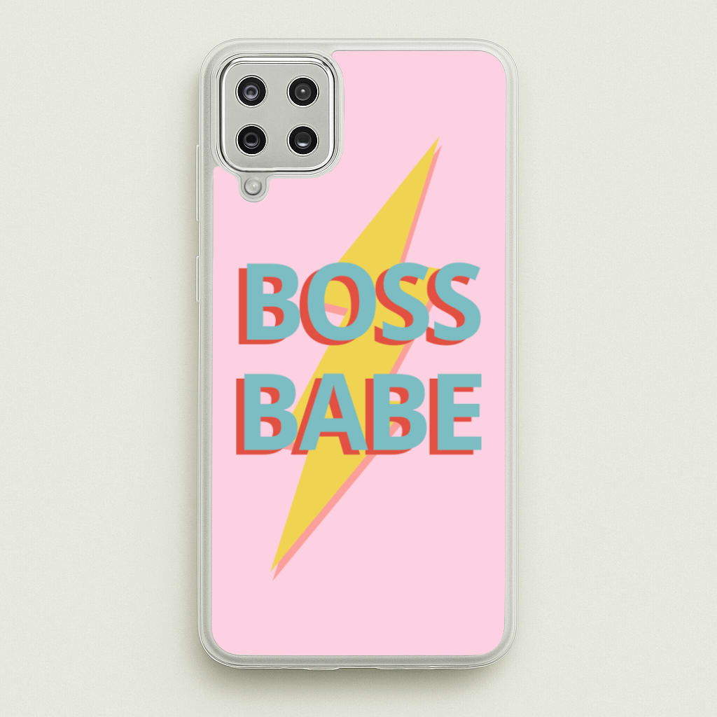 Boss Babe - Sassy Quotes Phone Case for Galaxy A12