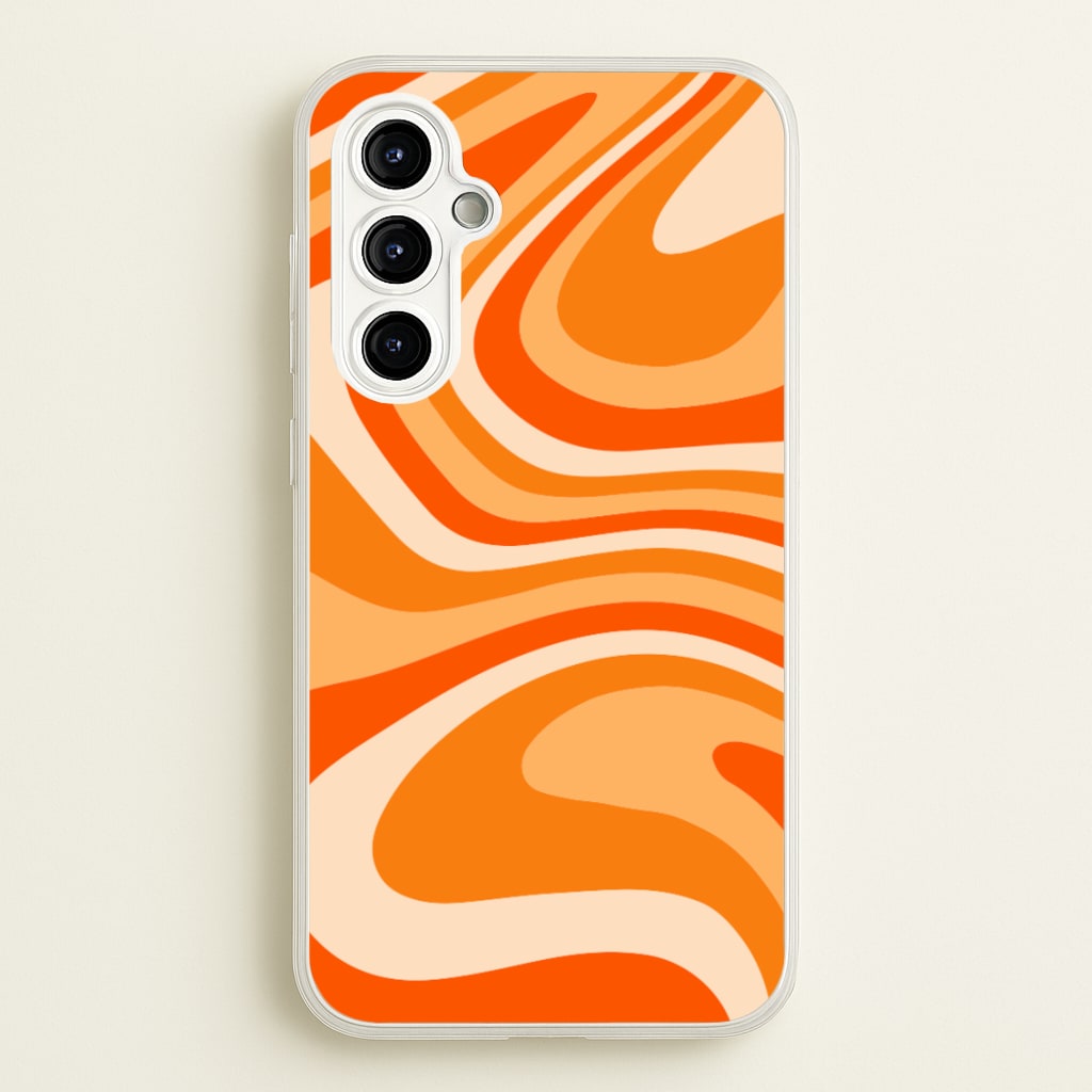Colourful Abstract Pattern XI - Abstract Pattern Phone Case for Galaxy A54