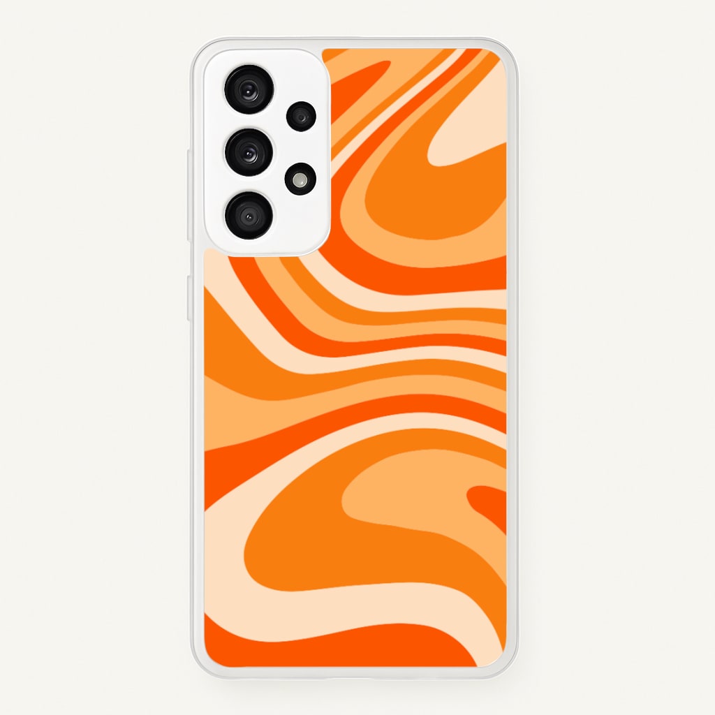 Colourful Abstract Pattern XI - Abstract Pattern Phone Case for Galaxy A53