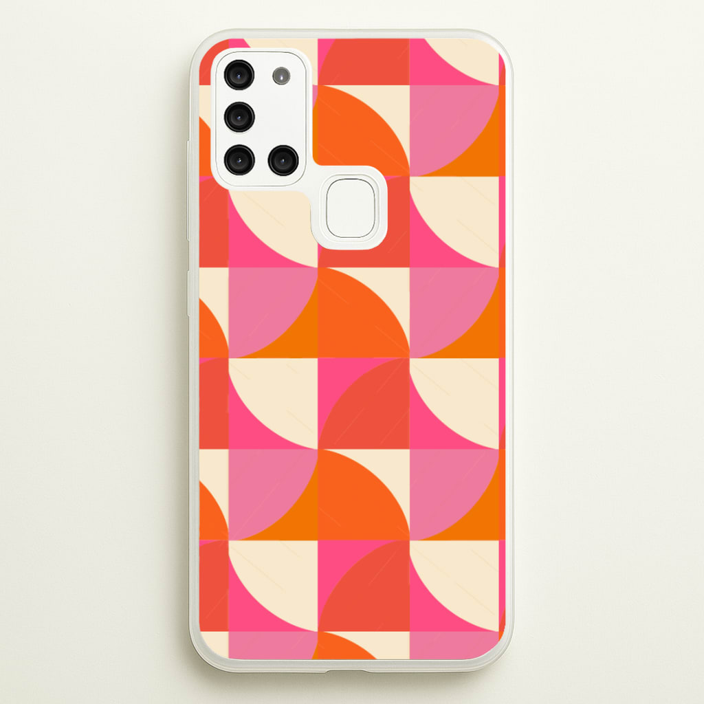 Wavy Abstract - Abstract Phone Case for Galaxy A21s
