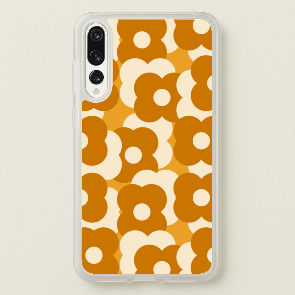Retro Flower Pattern - Floral Phone Case for Huawei P20 Pro