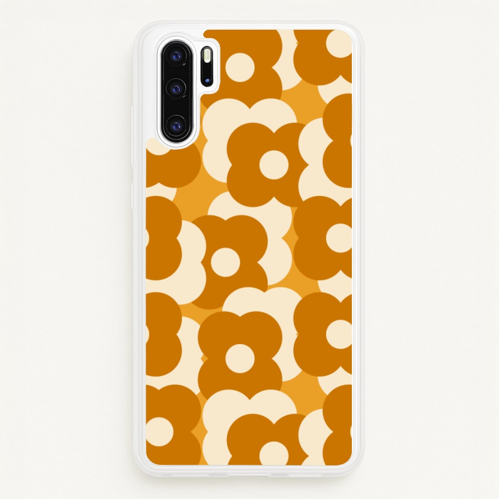 Retro Flower Pattern - Floral Phone Case for Huawei P30 Pro
