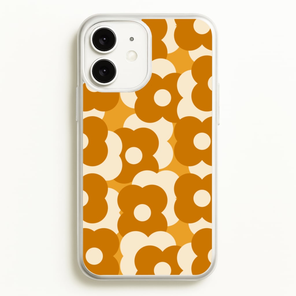 Retro Flower Pattern - Floral Phone Case for iPhone 11