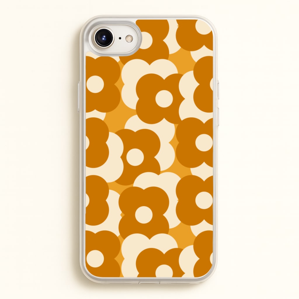 Retro Flower Pattern - Floral Phone Case for iPhone 6 / 7 / 8 / SE