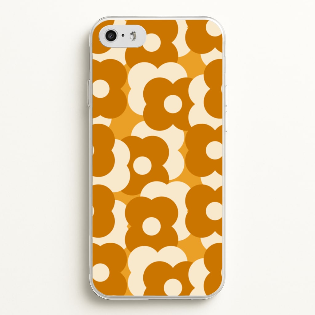 Retro Flower Pattern - Floral Phone Case for iPhone 5 / 5s / SE 2016
