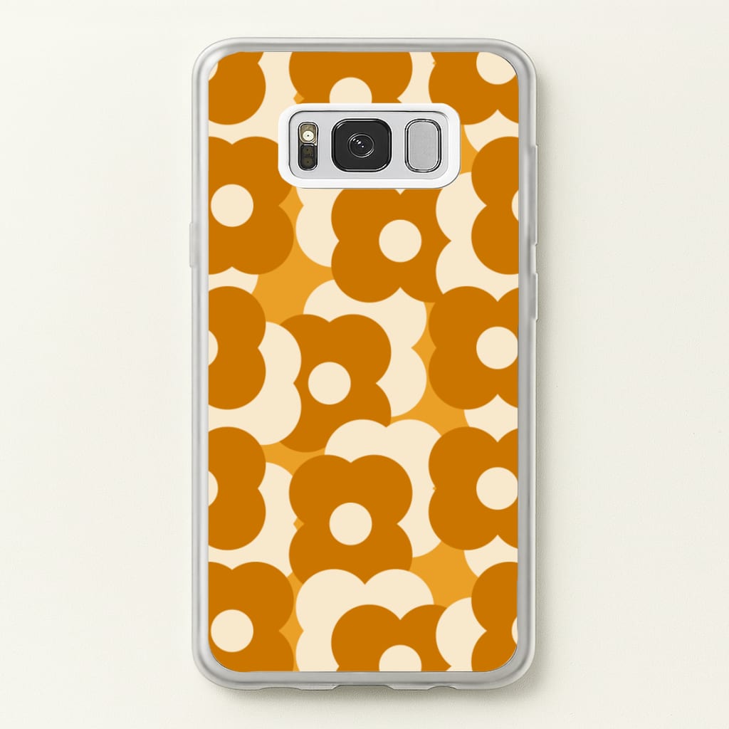 Retro Flower Pattern - Floral Phone Case for Galaxy S8 Plus