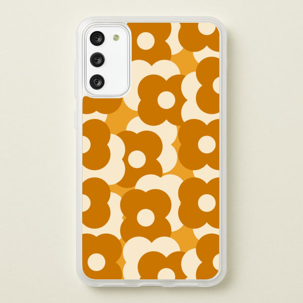 Retro Flower Pattern - Floral Phone Case for Galaxy S20FE