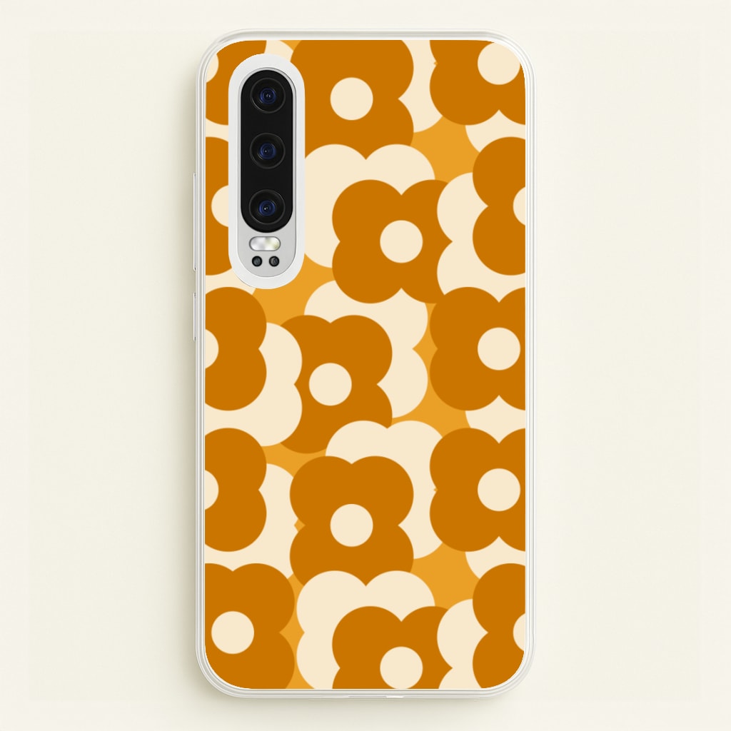 Retro Flower Pattern - Floral Phone Case for Huawei P30