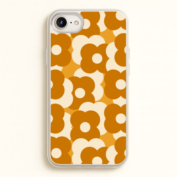 Retro Flower Pattern - Floral Phone Case for iPhone 6 Plus / 7 Plus / 8 Plus
