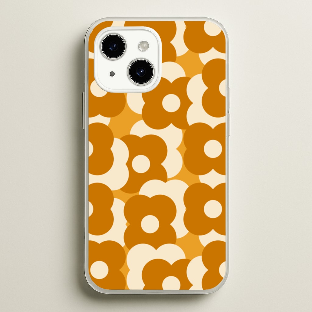 Retro Flower Pattern - Floral Phone Case for iPhone 15 Plus