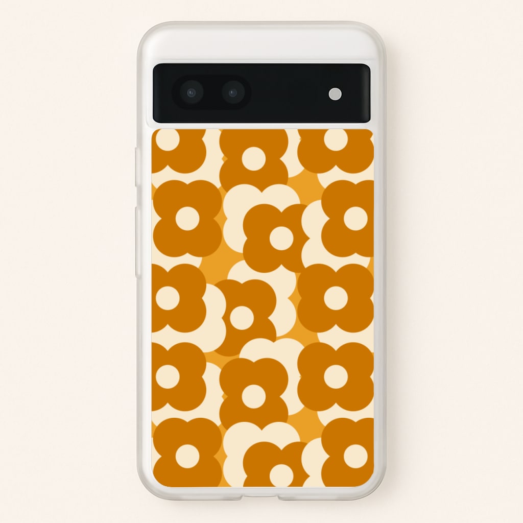 Retro Flower Pattern - Floral Phone Case for Google Pixel 7a