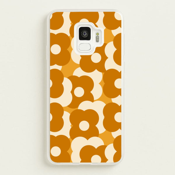 Retro Flower Pattern - Floral Phone Case for Galaxy S9