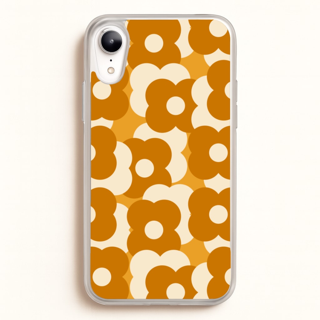 Retro Flower Pattern - Floral Phone Case for iPhone XR