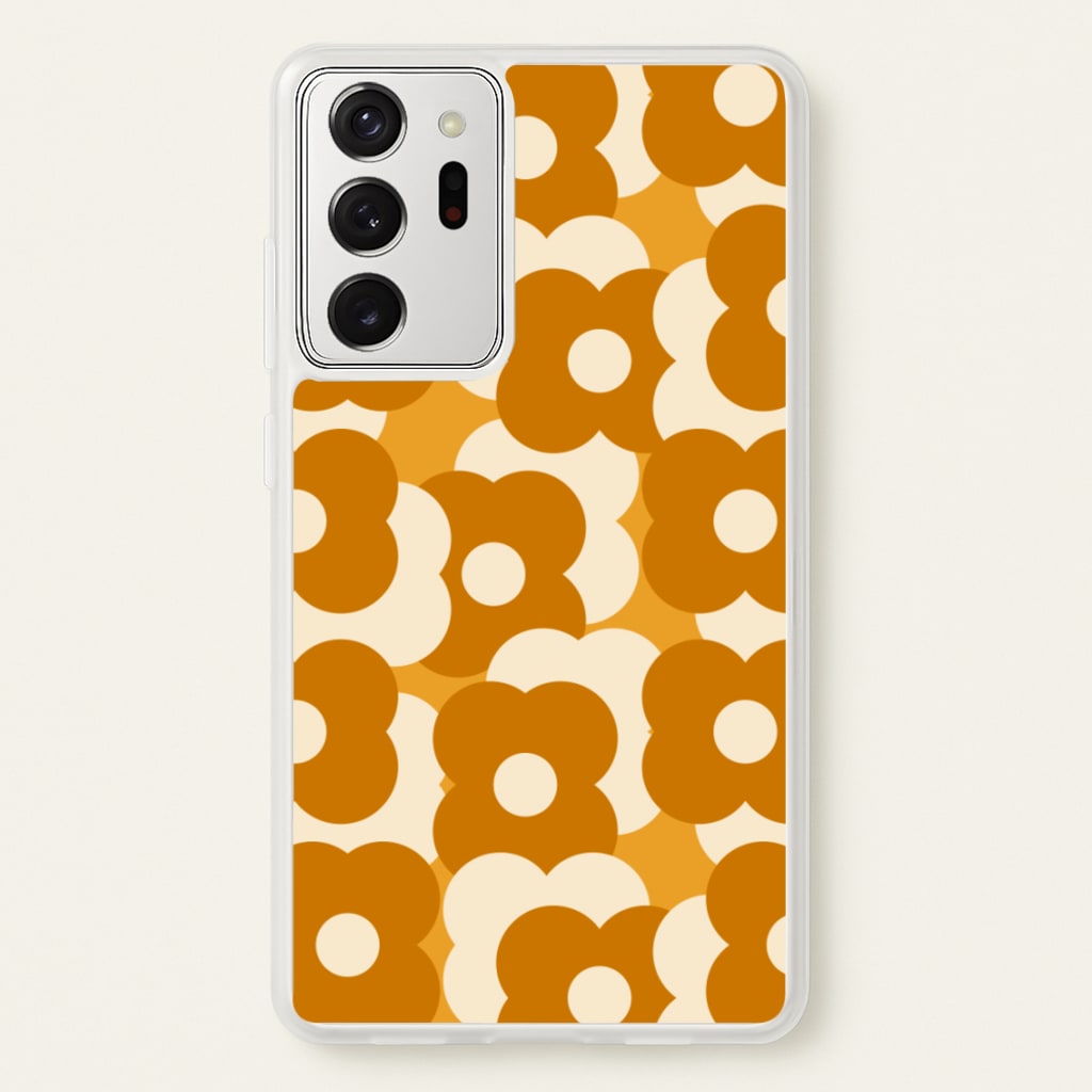 Retro Flower Pattern - Floral Phone Case for Galaxy Note 20 Ultra