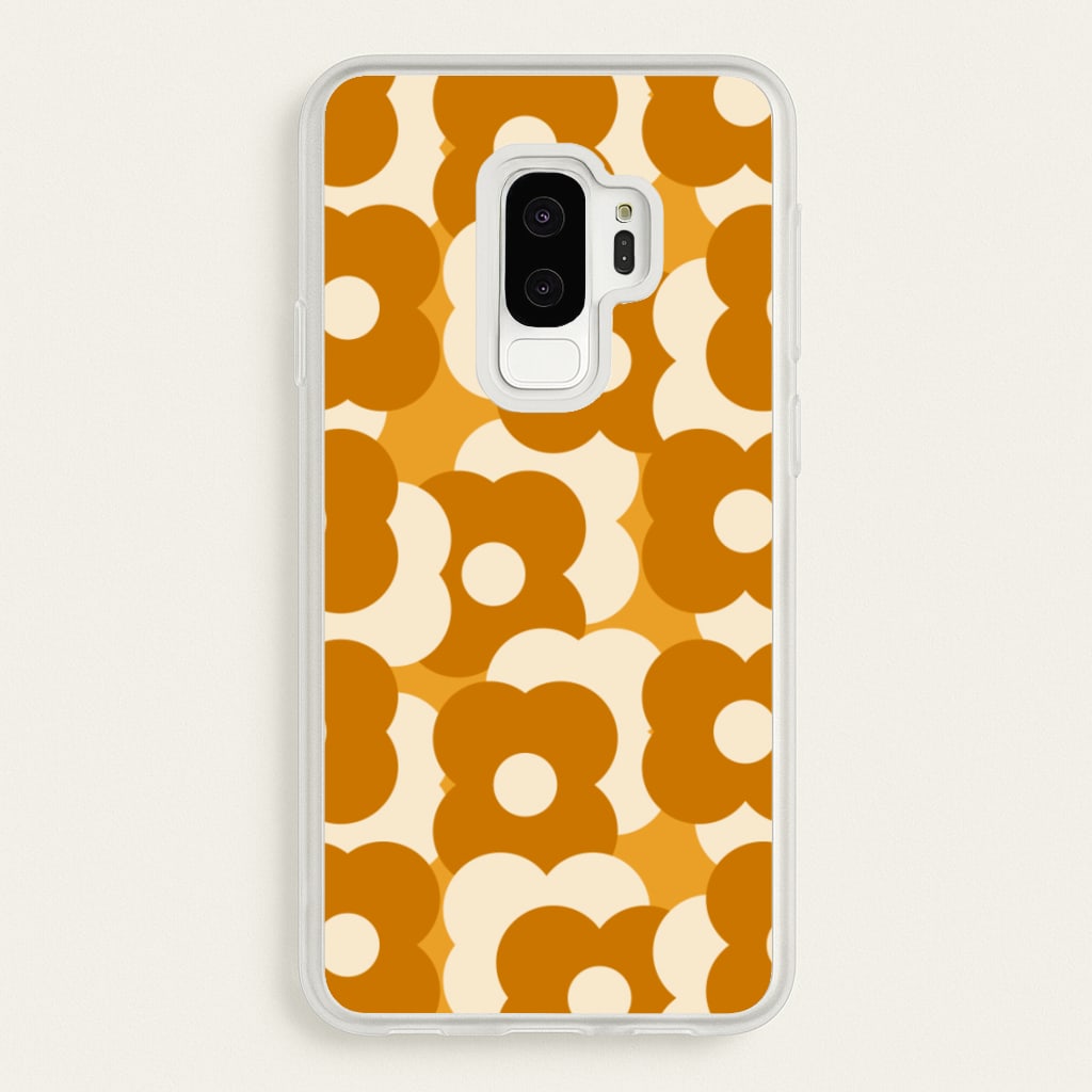 Retro Flower Pattern - Floral Phone Case for Galaxy S9 Plus