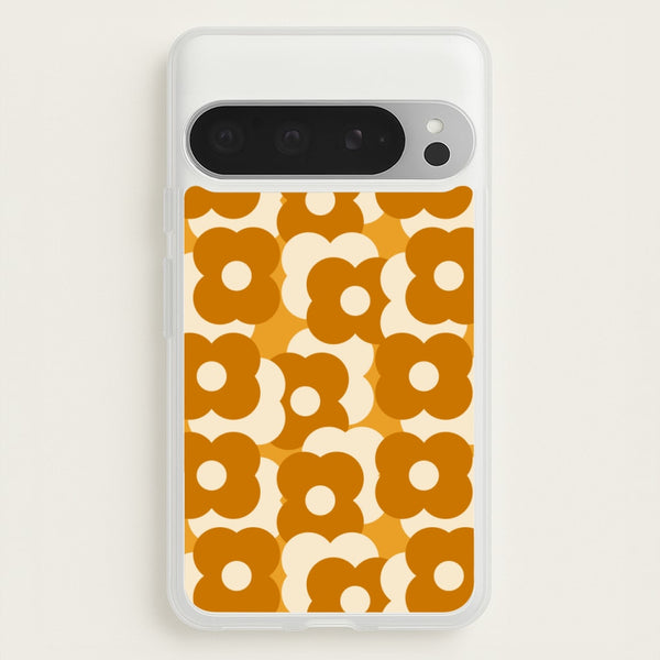 Retro Flower Pattern - Floral Phone Case for Google Pixel 9 Pro XL