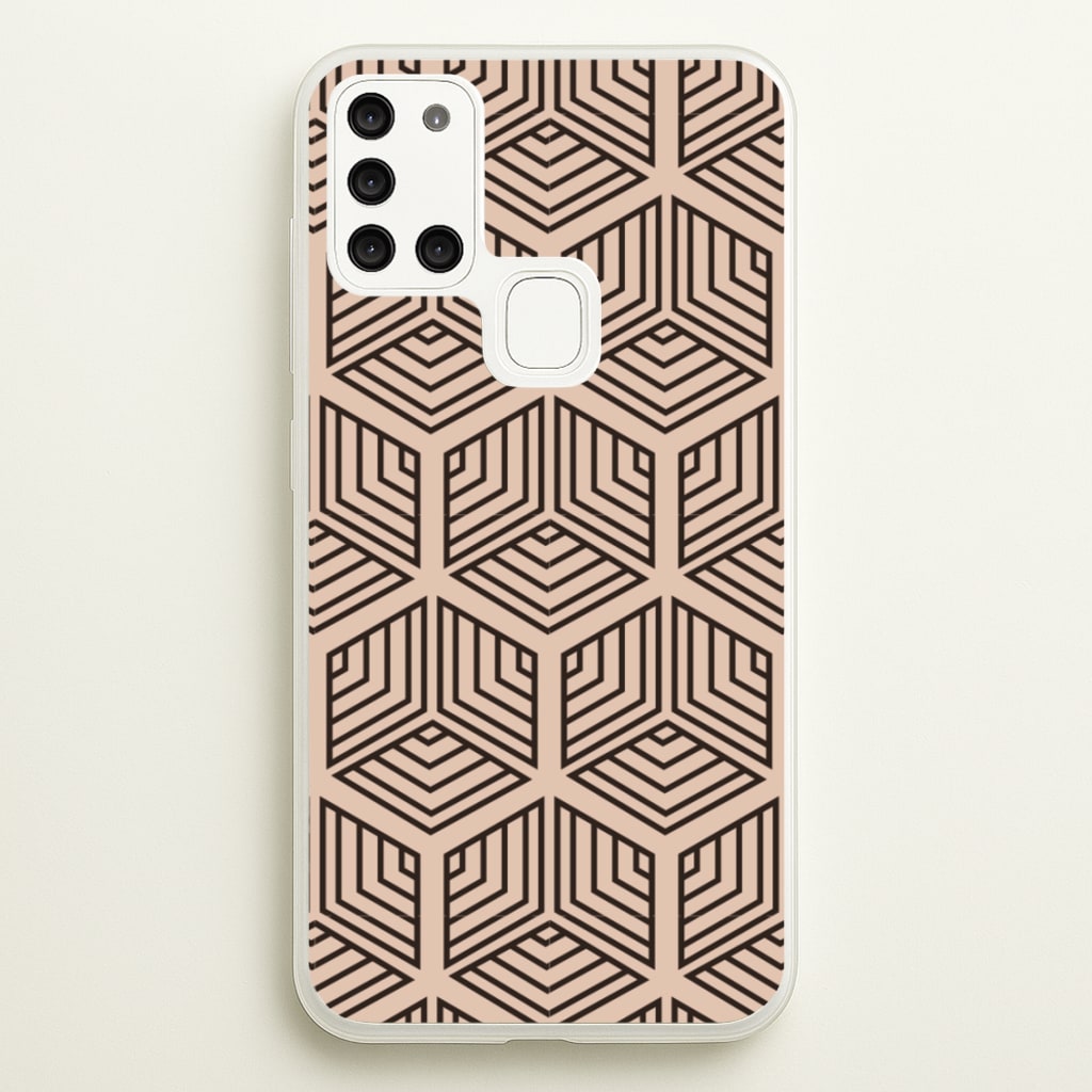 Illusion Pattern - Abstract Phone Case for Galaxy A21s