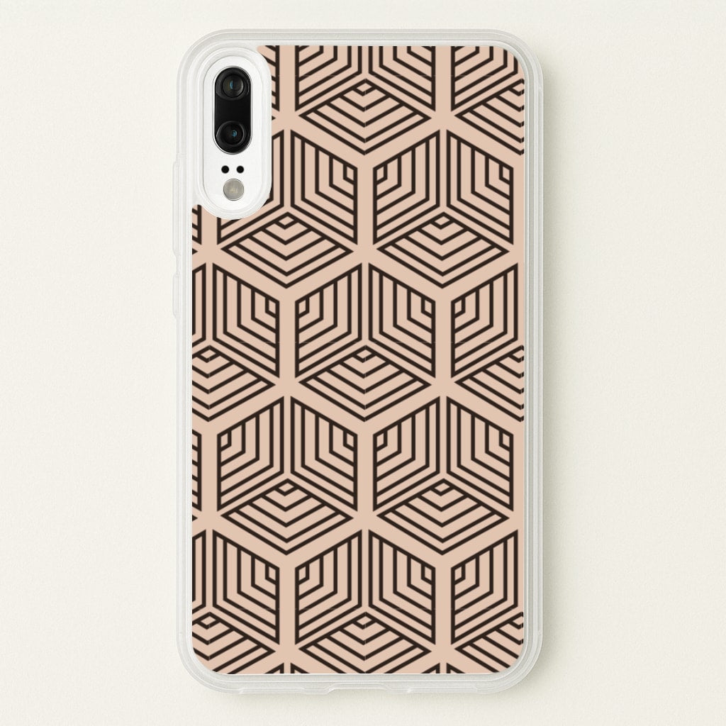 Illusion Pattern - Abstract Phone Case for Huawei P20