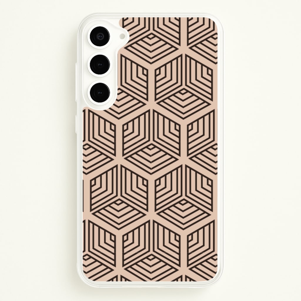 Illusion Pattern - Abstract Phone Case for Galaxy S23