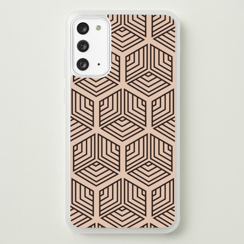 Illusion Pattern - Abstract Phone Case for Galaxy Note 20