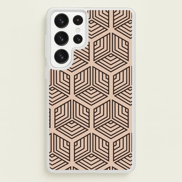 Illusion Pattern - Abstract Phone Case for Galaxy S22 Ultra