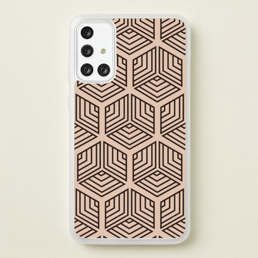 Illusion Pattern - Abstract Phone Case for Galaxy A71