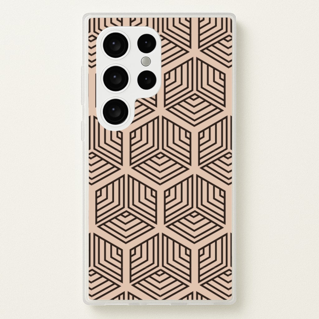 Illusion Pattern - Abstract Phone Case for Galaxy S24 Ultra