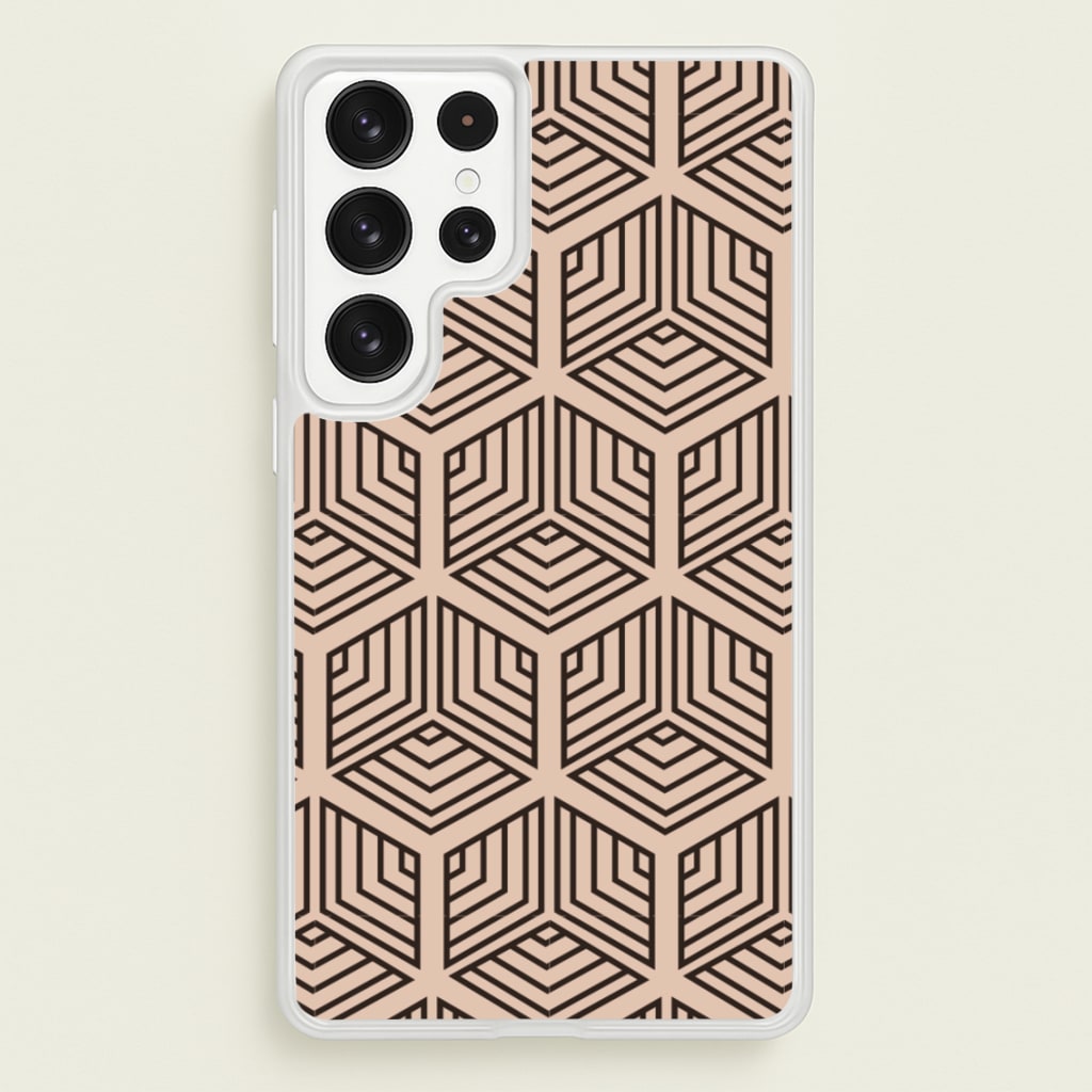 Illusion Pattern - Abstract Phone Case for Galaxy S23 Ultra