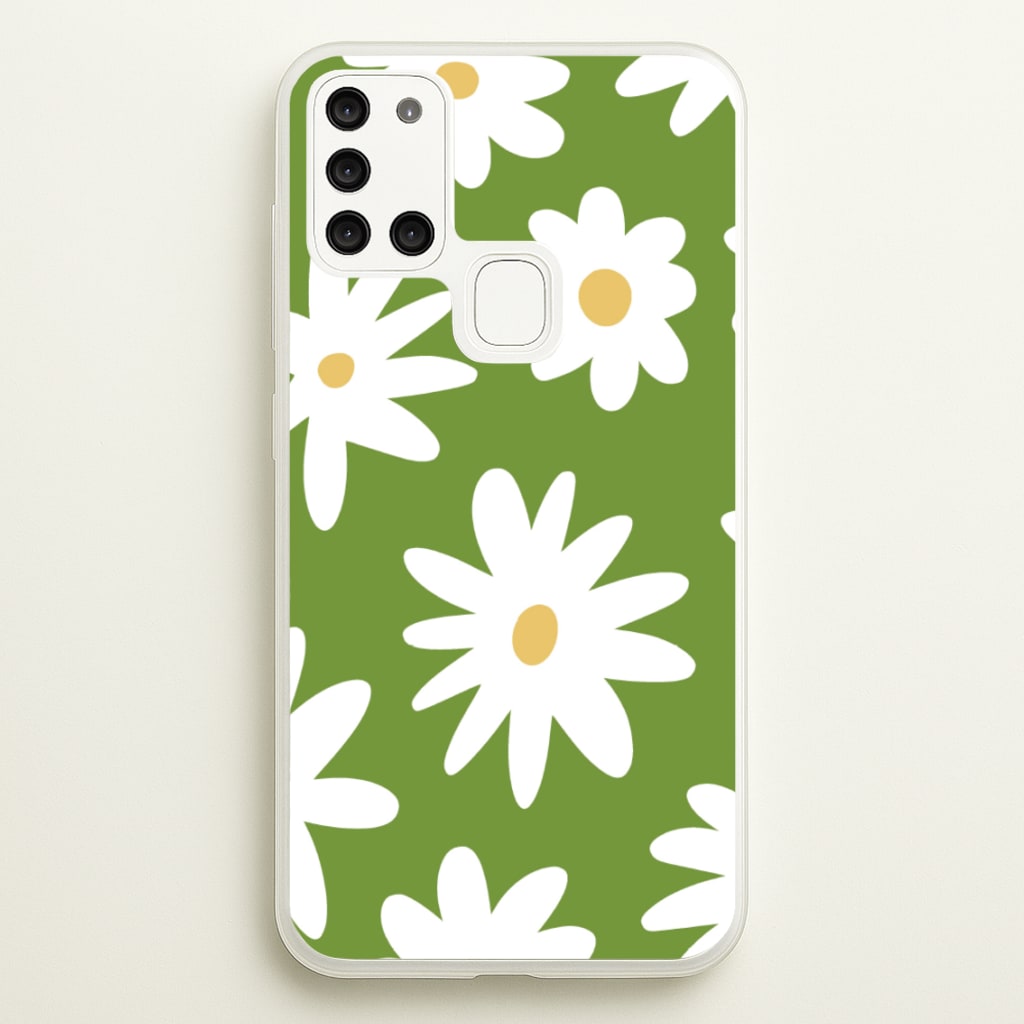 Funky Daisy - Floral Phone Case for Galaxy A21s