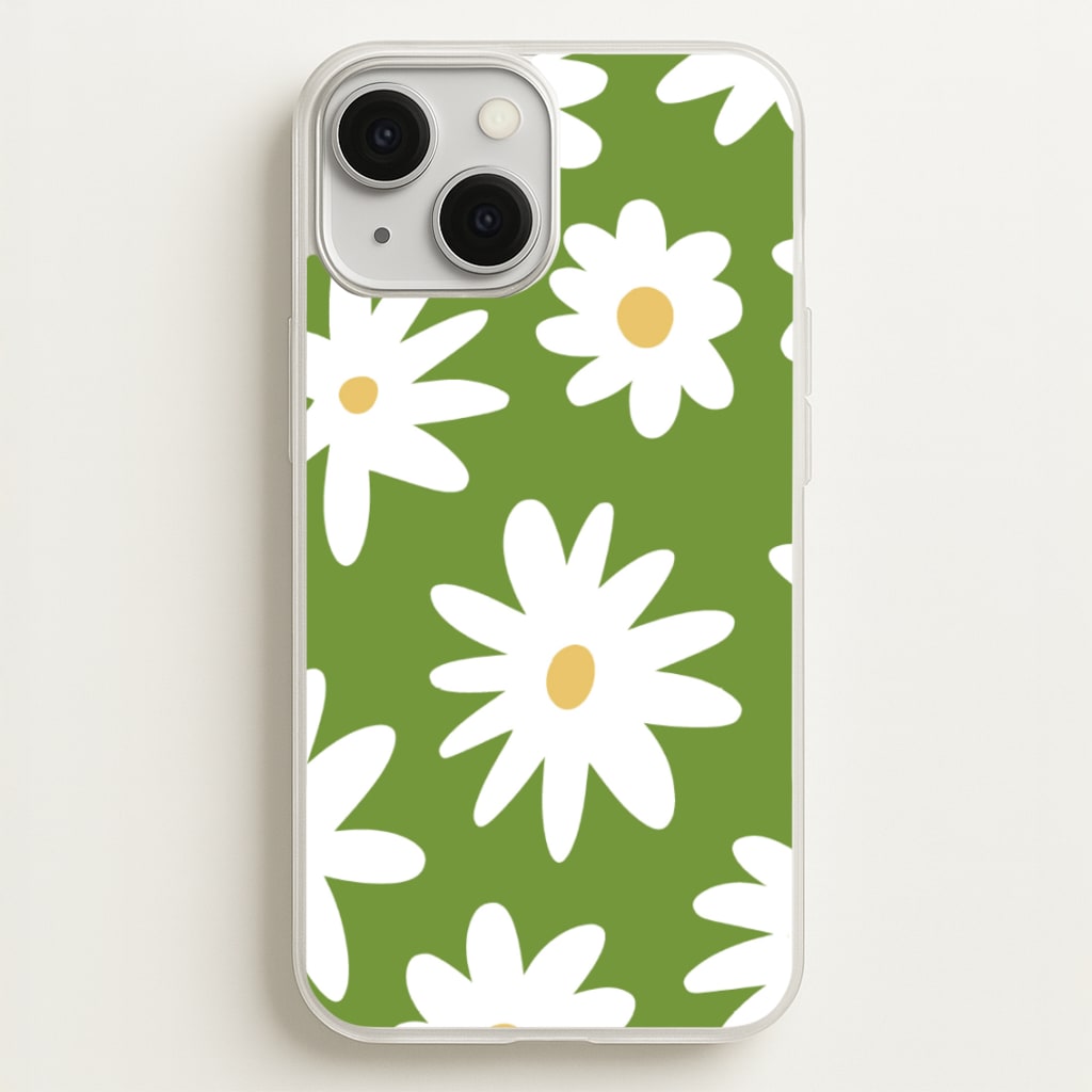 Funky Daisy - Floral Phone Case for iPhone 13 Mini