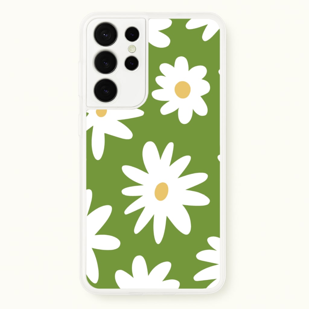 Funky Daisy - Floral Phone Case for Galaxy S21 Ultra