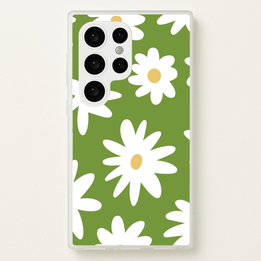 Funky Daisy - Floral Phone Case for Galaxy S24 Ultra
