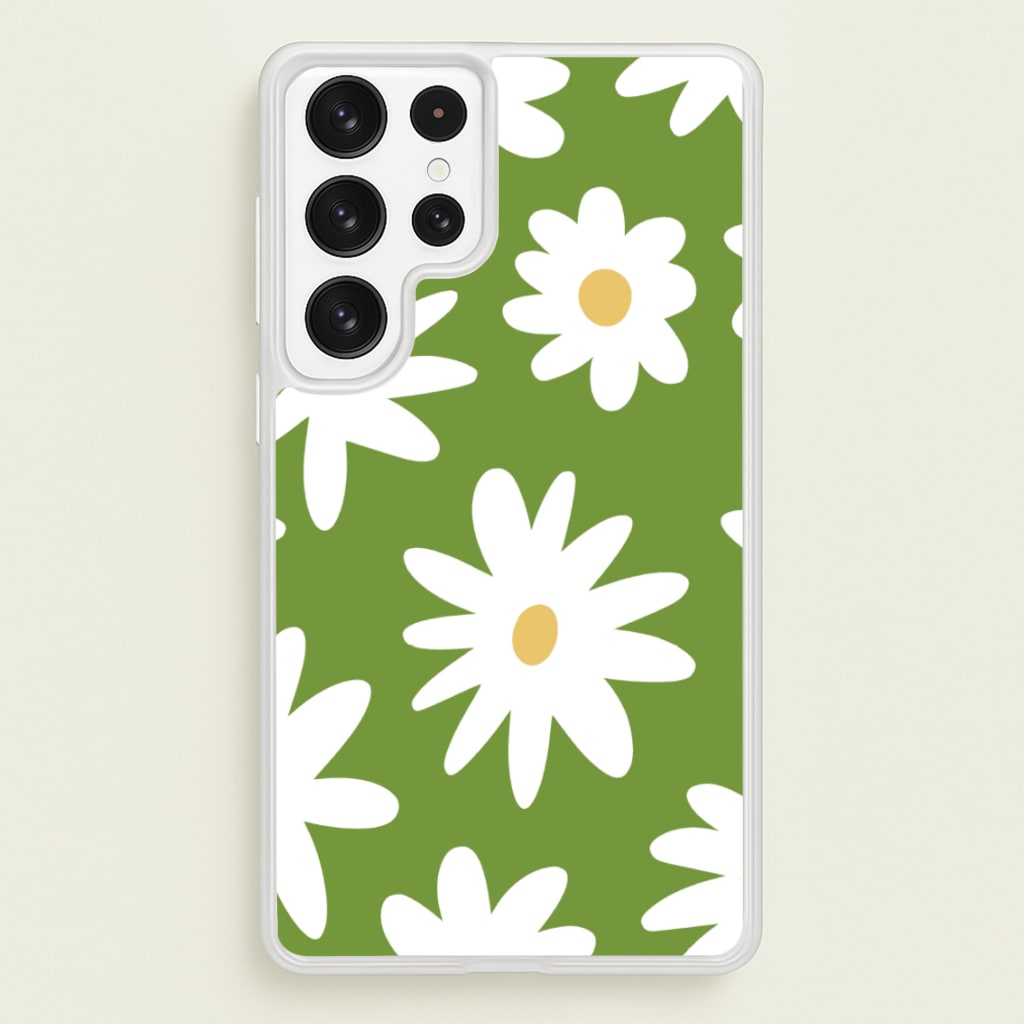 Funky Daisy - Floral Phone Case for Galaxy S22 Ultra