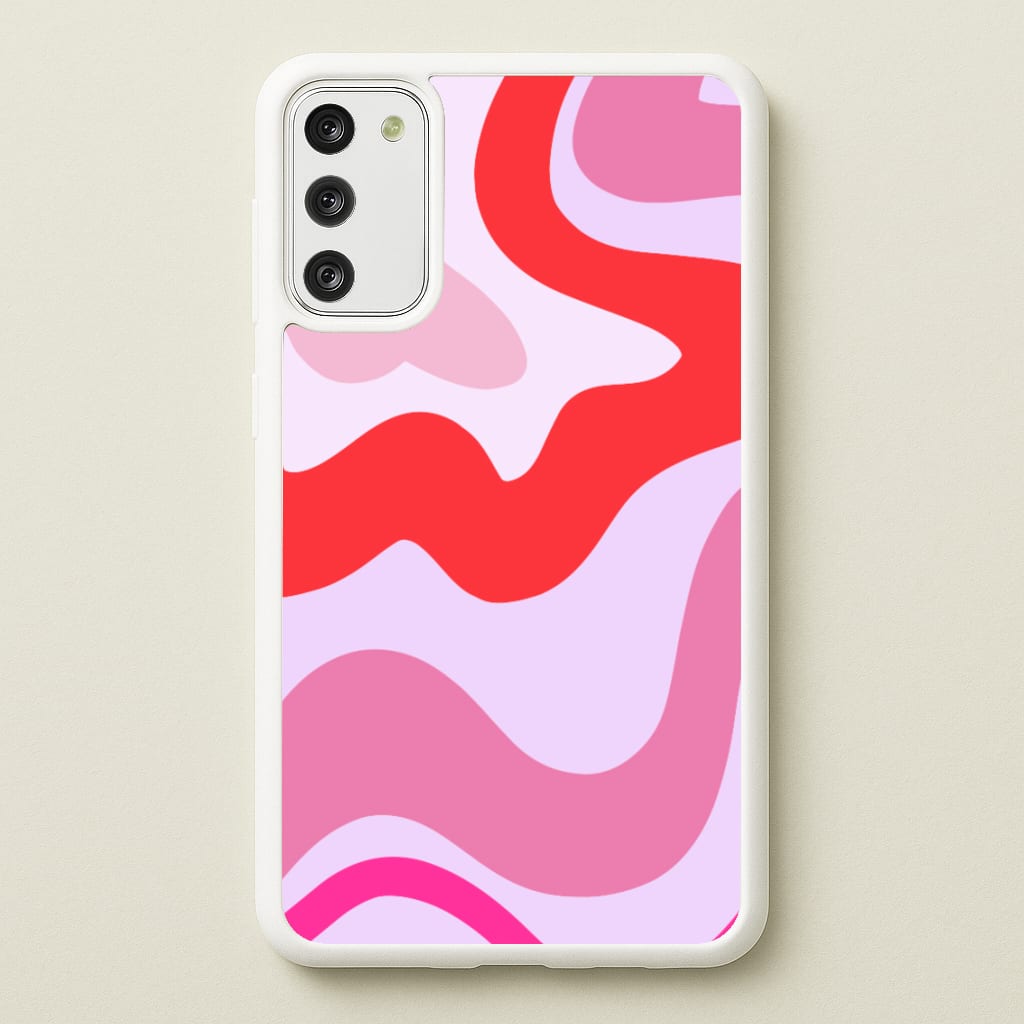 Purple & Pink Abstract - Abstract Phone Case for Galaxy A41