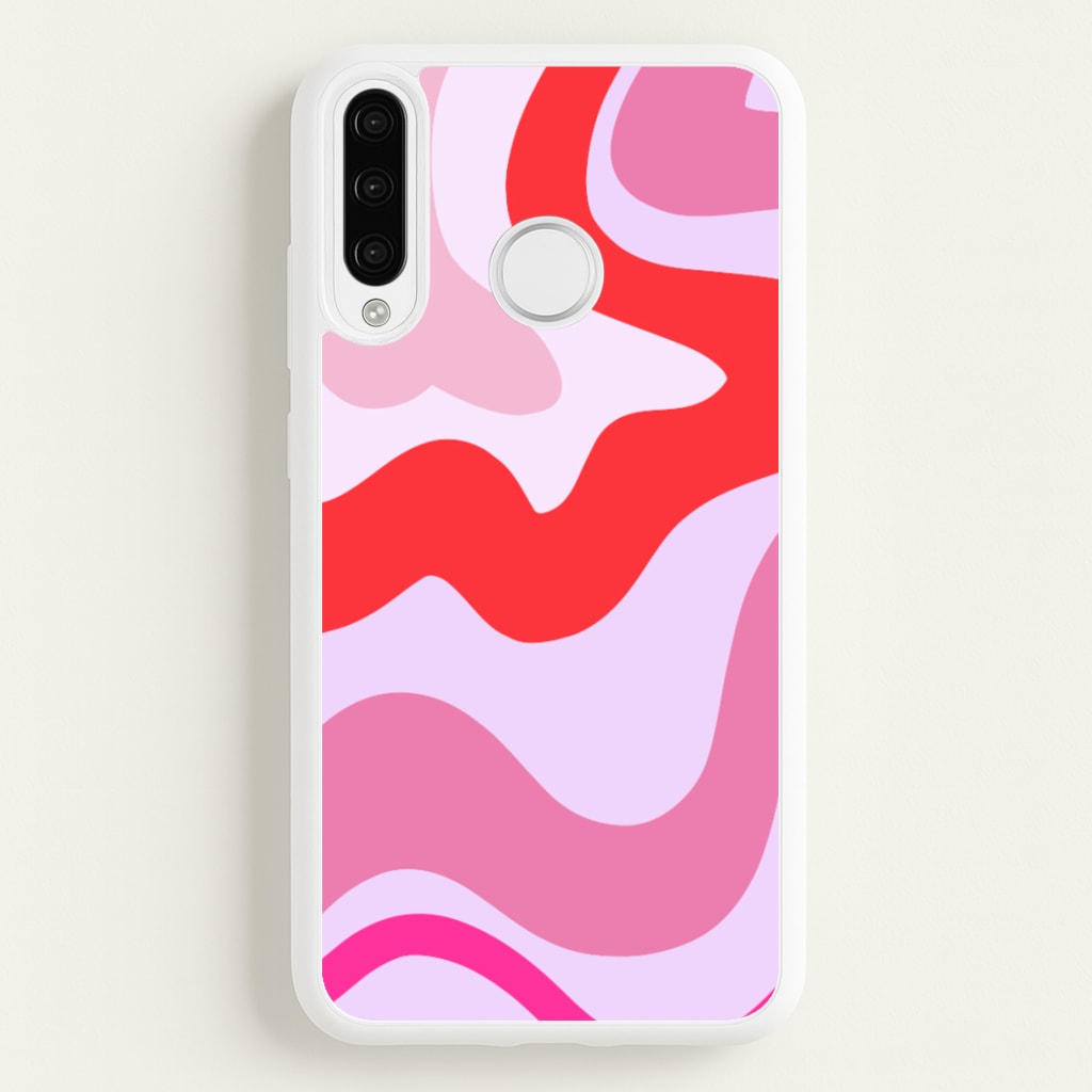 Purple & Pink Abstract - Abstract Phone Case for Huawei P30 Lite