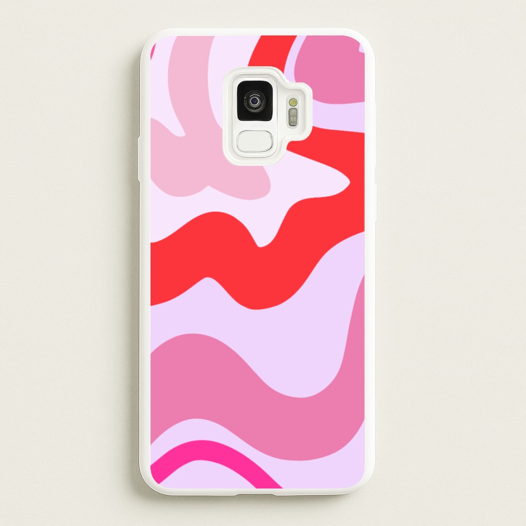Purple & Pink Abstract - Abstract Phone Case for Galaxy S9