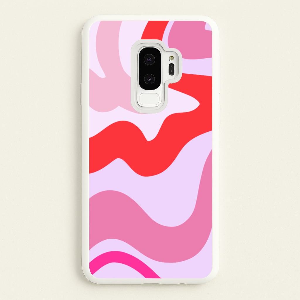 Purple & Pink Abstract - Abstract Phone Case for Galaxy S9 Plus